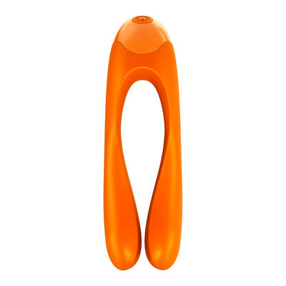 SATISFYER - CANDY CANE VIBRADOR DEDO NARANJA