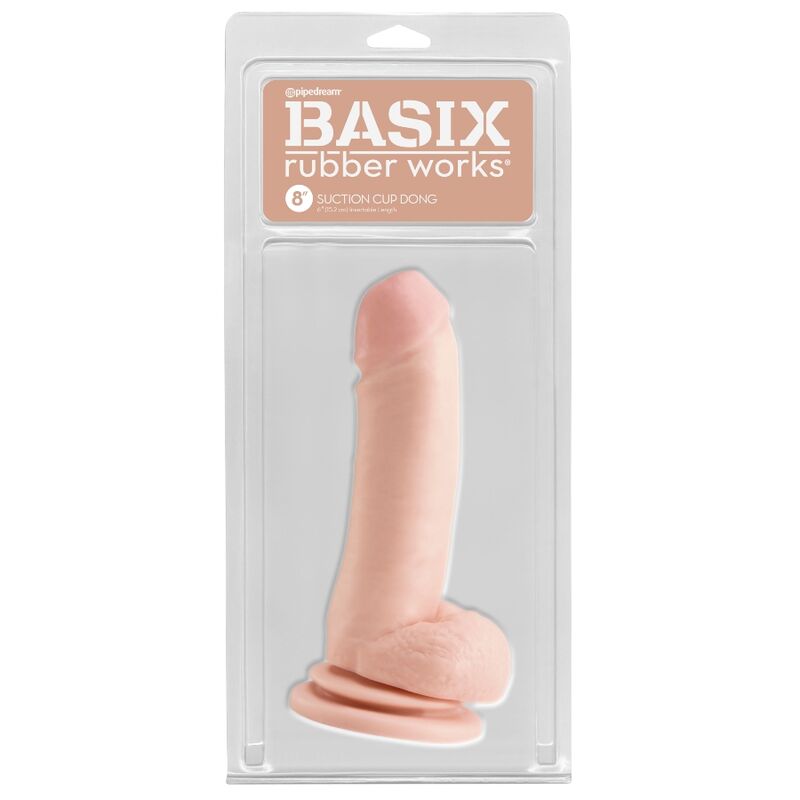 BASIX - PENE DE GELATINA SUCCION NATURAL 18 CM