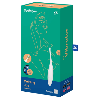 SATISFYER - TWIRLING JOY ESTIMULADOR CLITORIS BLANCO