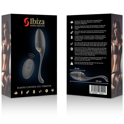 IBIZA - POTENTE HUEVO VIBRADOR CONTROL REMOTO