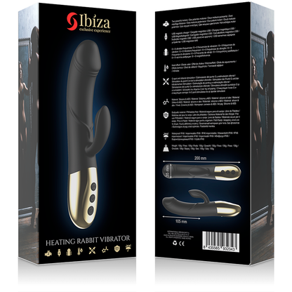 IBIZA - POTENTE VIBRADOR ANATOMICO CON RABBIT