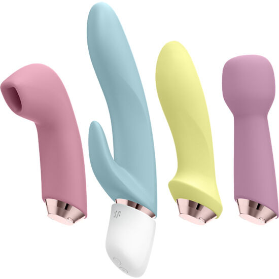 SATISFYER - MARVELOUS FOUR SET VIBRADOR & SUCCIONADOR