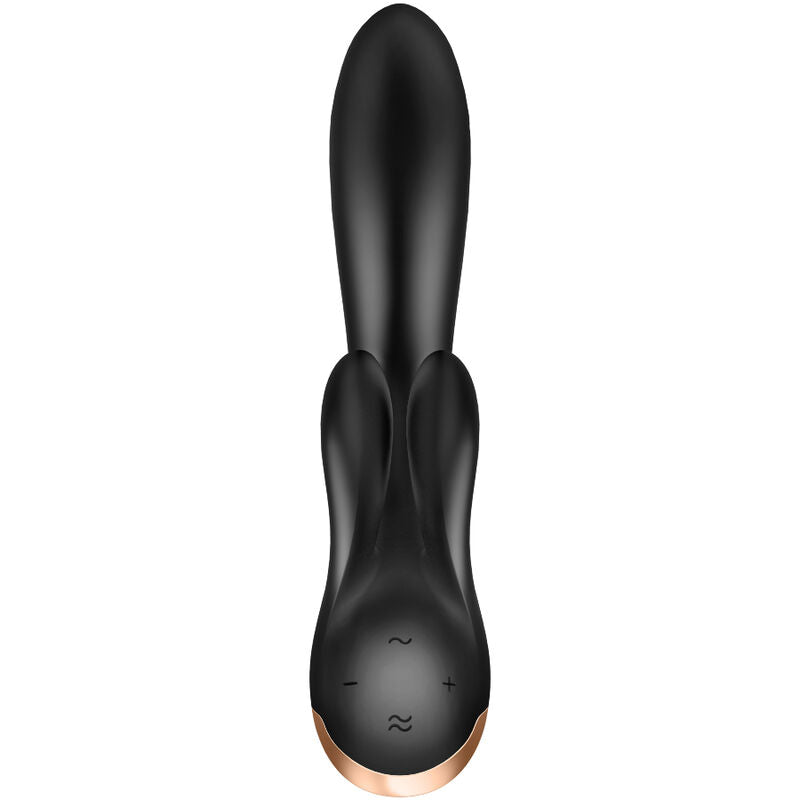 SATISFYER - DOUBLE FLEX VIBRADOR APP BLANCO