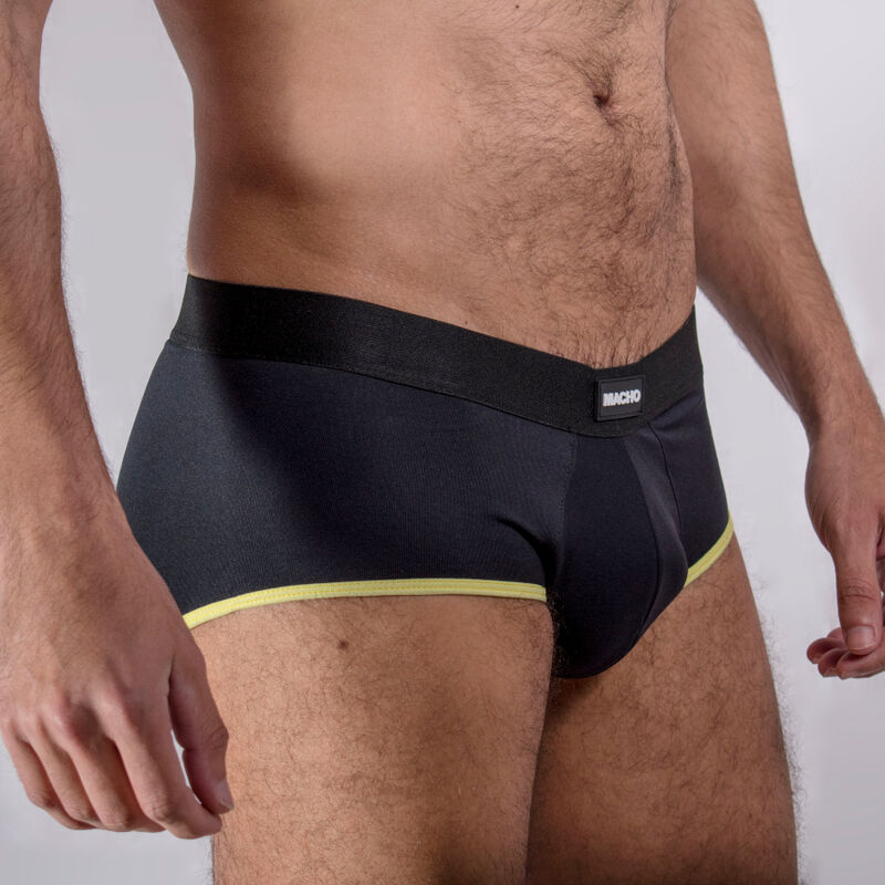 MACHO - MS24A CALZONCILLO BRIEF DARK AMARILLO S