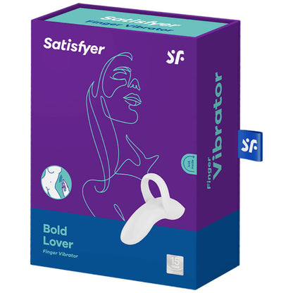 SATISFYER - BOLD LOVER DEDAL VIBRADOR BLANCO