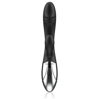 BLACK&SILVER - KALEB VIBRADOR RABBIT SILICON MILTI FUNCION