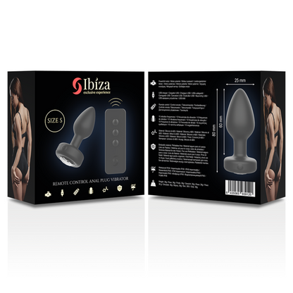 IBIZA - PLUG ANAL CONTROL REMOTO TALLA S