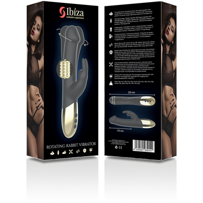 IBIZA - VIBRADOR ROTADOR PERLADO RABBIT