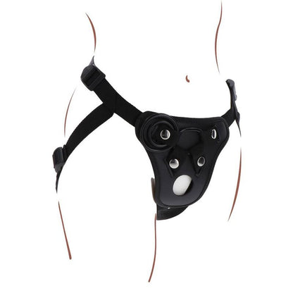 GET REAL - STRAP-ON PLEASURE HARNES NEGRO