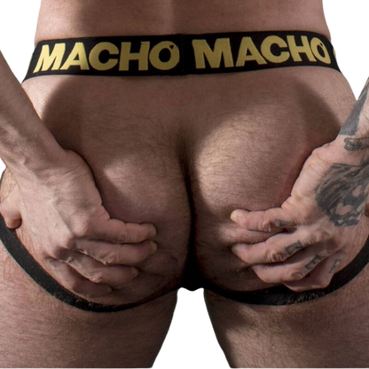 MACHO - MX25AC JOCK CUERO AMARILLO S