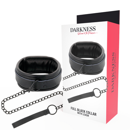 DARKNESS - COLLAR CON CADENA  NEGRO