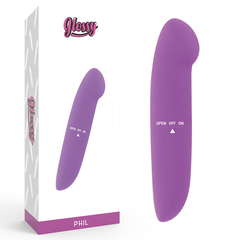 GLOSSY - PHIL VIBRATOR LILA