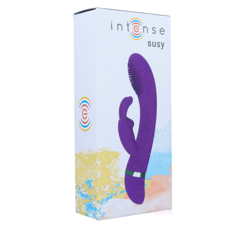 INTENSE - SUSY VIBRADOR OSCILANTE SILICON RABBIT LILA