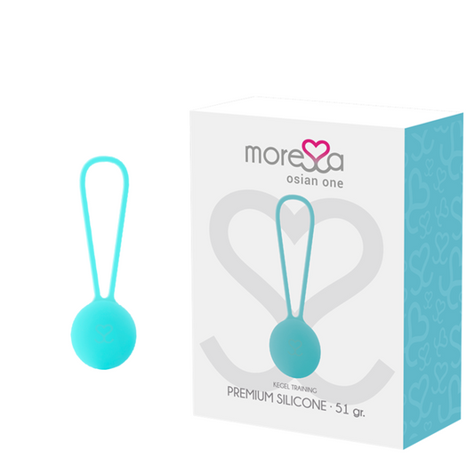 MORESSA - OSIAN ONE ENTRENAMIENTO SUELO PELVICO 51gr PREMIUM SILICONA TURQUESA