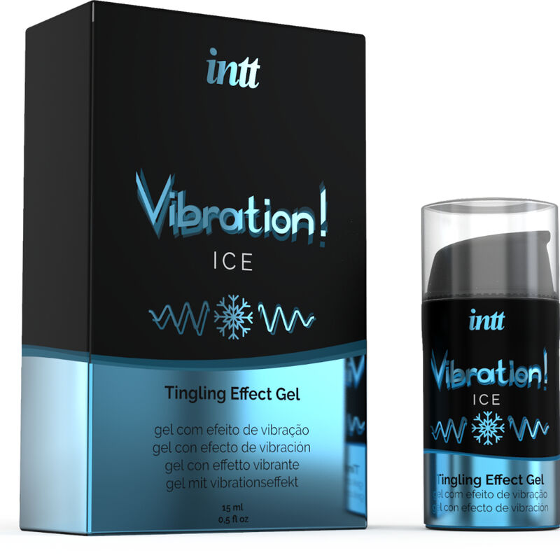 INTT - POTENTE ESTIMULANTE ÍNTIMO GEL VIBRADOR EFECTO FRÍO 15ML