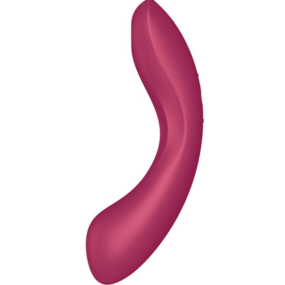 SATISFYER - CURVE TRINITY 1 AIR PULSE VIBRATION ROJO