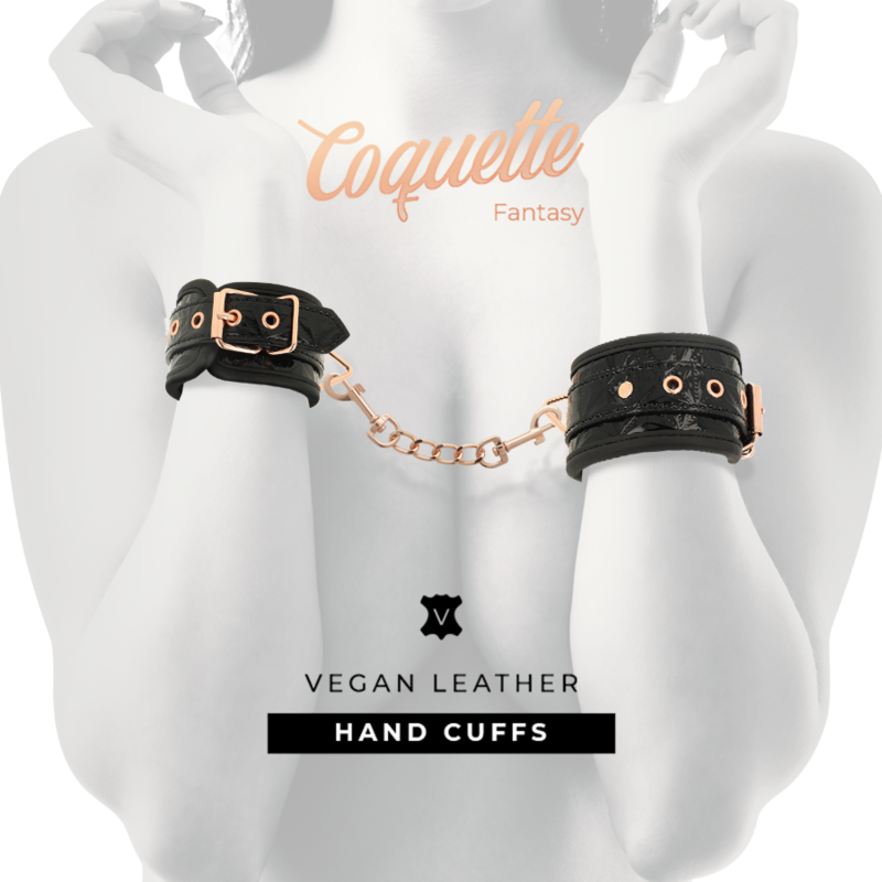 COQUETTE CHIC DESIRE - BLACK EDITION ESPOSAS PARA MANOS CON FORRO DE NEOPRENO