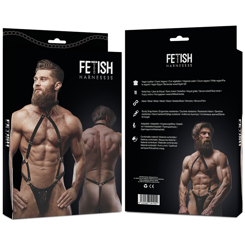 FETISH SUBMISSIVE ATTITUDE - ARNÉS ECOPIEL JOCK STRAP HOMBRE