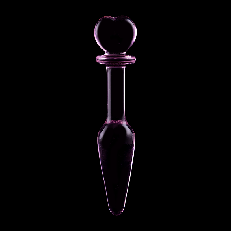 NEBULA SERIES BY IBIZA - MODELO 7 PLUG CRISTAL BOROSILICATO TRANSPARENTE 13.5 CM -O- 3 CM