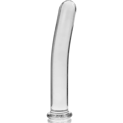 NEBULA SERIES BY IBIZA - MODELO 8 DILDO CRISTAL BOROSILICATO TRANSPARENTE 14.5 CM -O- 2 CM