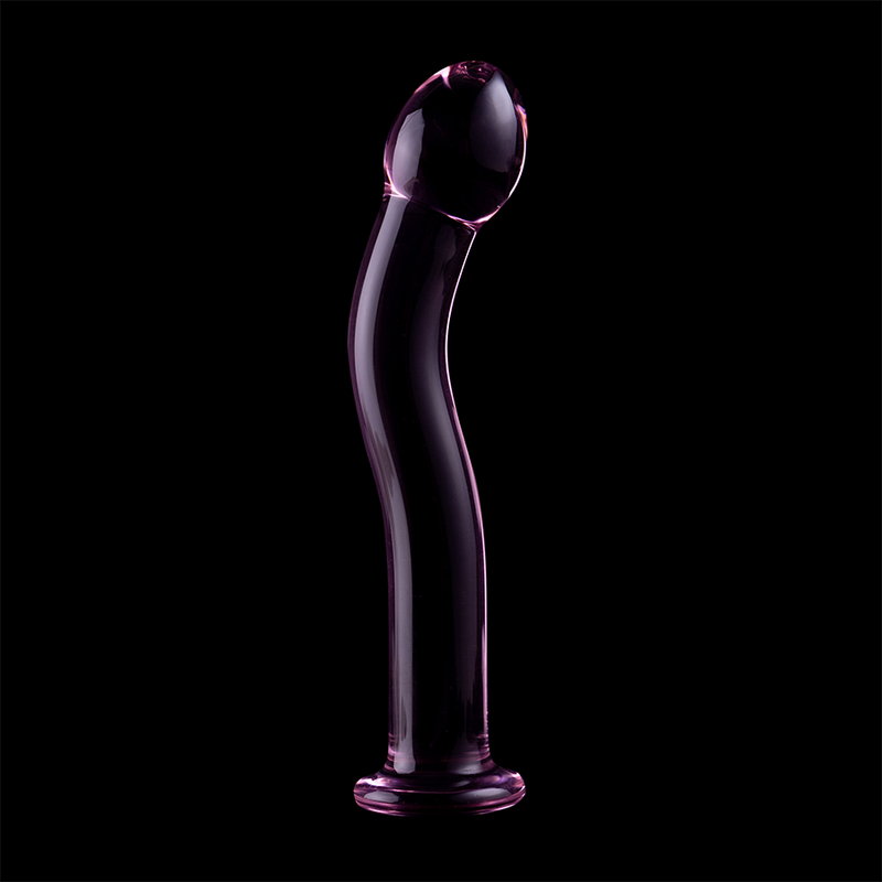 NEBULA SERIES BY IBIZA - MODELO 18 DILDO CRISTAL BOROSILICATO TRANSPARENTE 18.5 CM -O- 3.5 CM