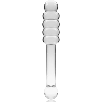 NEBULA SERIES BY IBIZA - MODELO 20 DILDO CRISTAL BOROSILICATO TRANSPARENTE 20.5 CM -O- 3 CM