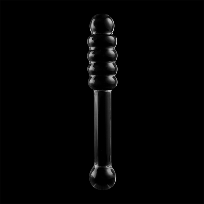 NEBULA SERIES BY IBIZA - MODELO 20 DILDO CRISTAL BOROSILICATO TRANSPARENTE 20.5 CM -O- 3 CM