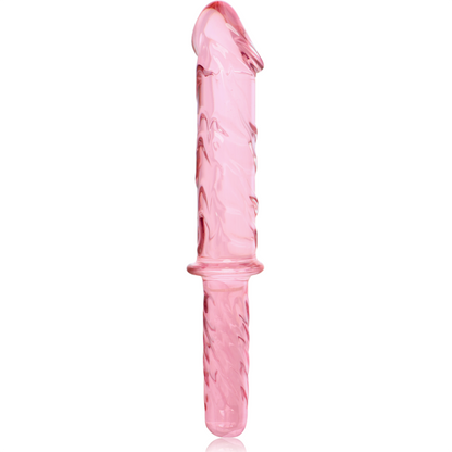 NEBULA SERIES BY IBIZA - MODELO 24 DILDO CRISTAL BOROSILICATO TRANSPARENTE 28.5 CM -O- 5 CM