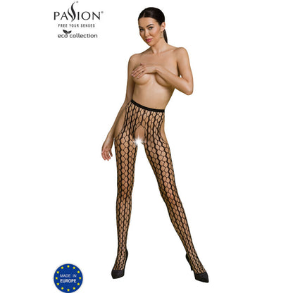 PASSION - ECO COLLECTION BODYSTOCKING ECO S007 NEGRO