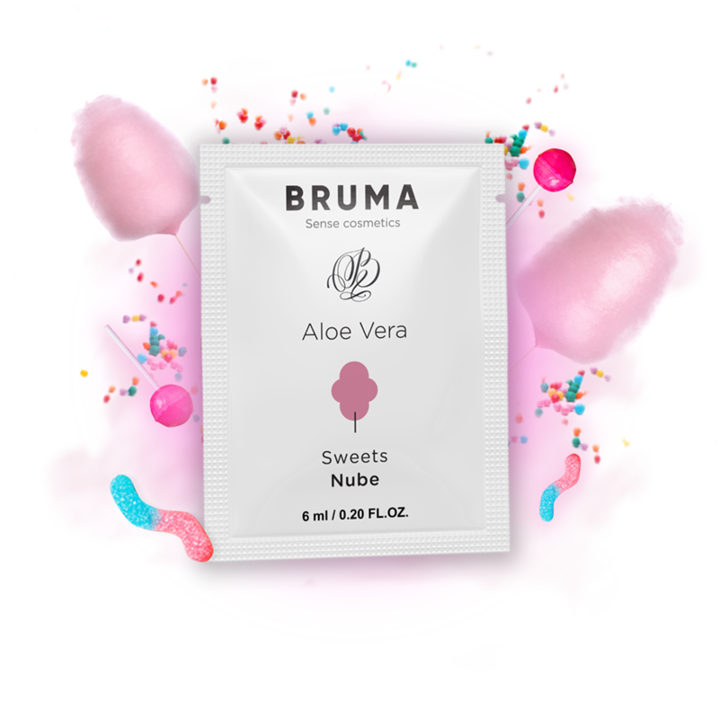 BRUMA - GEL DESLIZANTE CON ALOE VERA SABOR A NUBE 6 ML