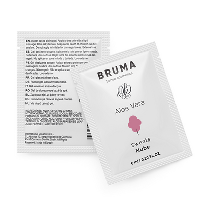 BRUMA - GEL DESLIZANTE CON ALOE VERA SABOR A NUBE 6 ML