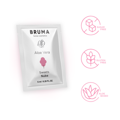 BRUMA - GEL DESLIZANTE CON ALOE VERA SABOR A NUBE 6 ML