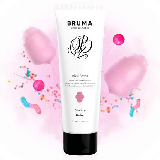 BRUMA - GEL DESLIZANTE CON ALOE VERA SABOR A NUBE 100 ML