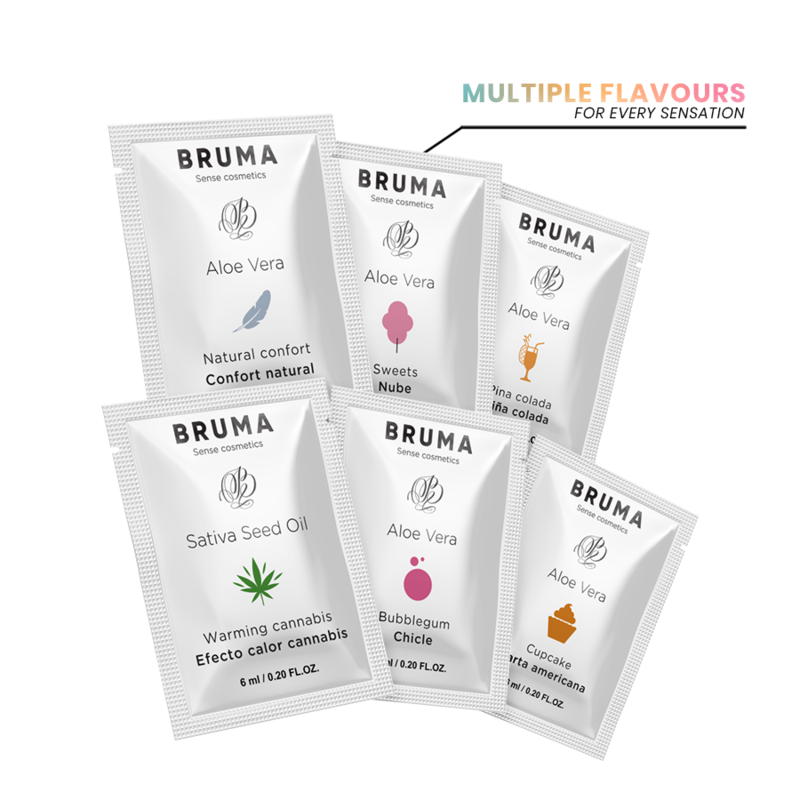 BRUMA - GEL DESLIZANTE CON ALOE VERA SABOR A NUBE 6 ML