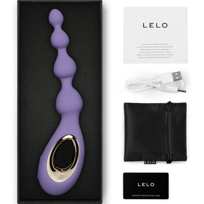 LELO - SORAYA BEADS MASAJEADOR ANAL VIOLETA