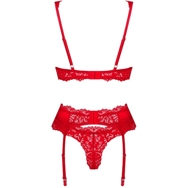 OBSESSIVE - AMOR CHERRIS SET 3 PIEZAS L/XL