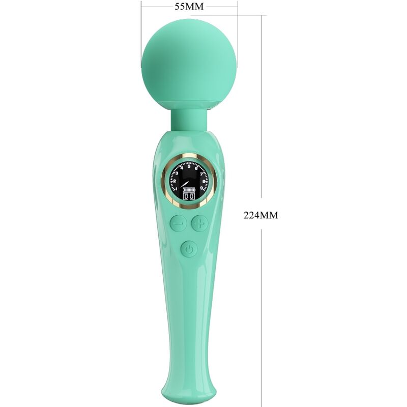 PRETTY LOVE - SKYLER VIBRADOR WAND VERDE