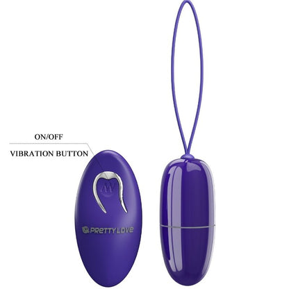 PRETTY LOVE - SELKIE YOUTH MINI HUEVO VIBRADOR CONTROL REMOTO VIOLETA