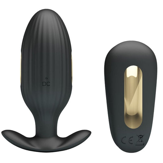 PRETTY LOVE - KELLY PLUG ANAL VIBRADOR RECARGABLE NEGRO