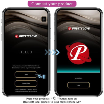 PRETTY LOVE - NYMPH HUEVO VIBRADOR CONTROLADO POR APP VIOLETA