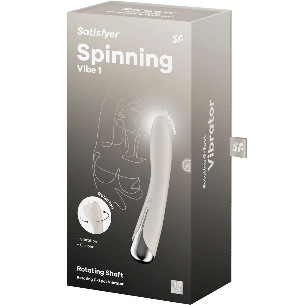 SATISFYER - SPINNING VIBE 1 VIBRADOR ROTADOR G-SPOT RED