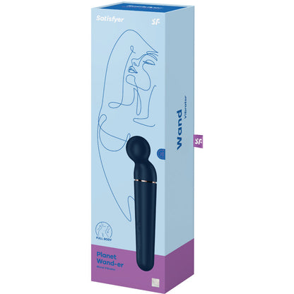 SATISFYER - PLANET WAND-ER MASAJEADOR VIBRADOR BERRY