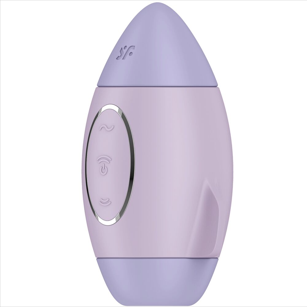 SATISFYER - MISSION CONTROL LILA VIBRADOR PEQUEÑO DE DOBLE IMPULSO