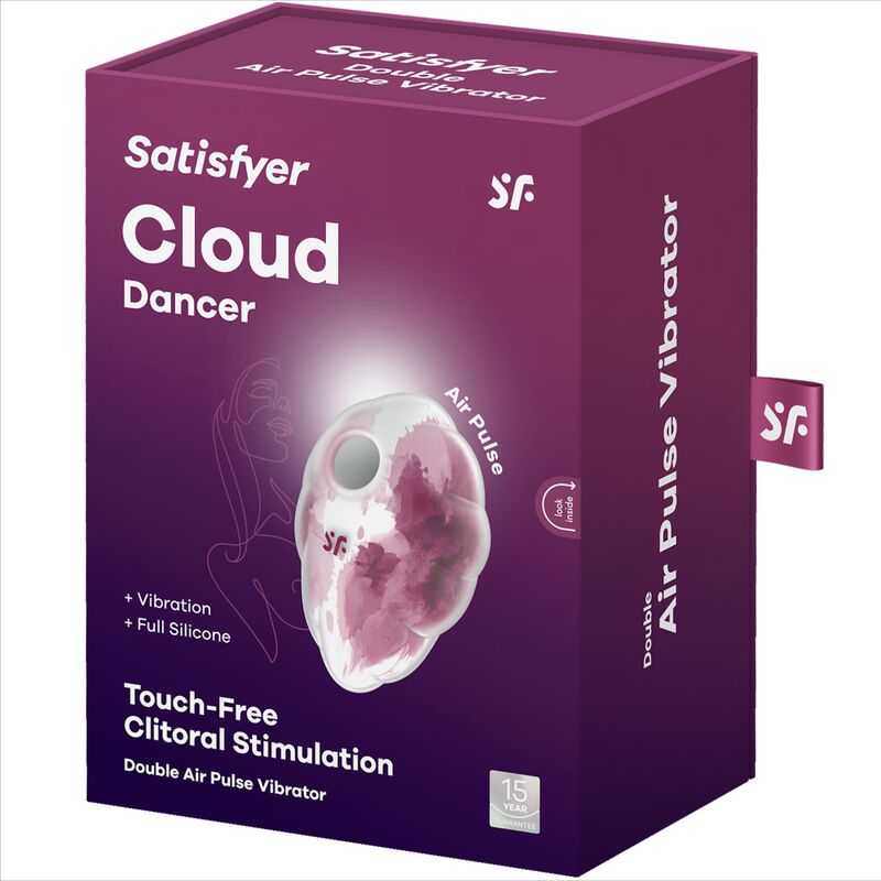 SATISFYER - CLOUD DANCER VERDE VIBRADOR AIR PULSE