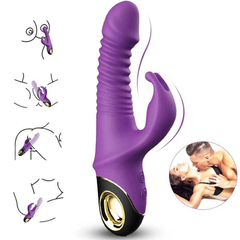 ARMONY - ZING DILDO VIBRADOR RABBIT VIOLETA