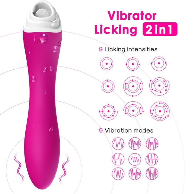 ARMONY - FAIRYLAND ESTIMULADOR CON LENGUA CLITORIS & VIBRADOR FUCISA