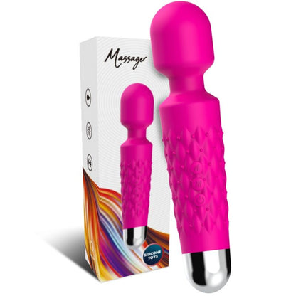 ARMONY - POSTMAN MASAJEADOR & VIBRADOR CABEZA FLEXIBLE FUCSIA