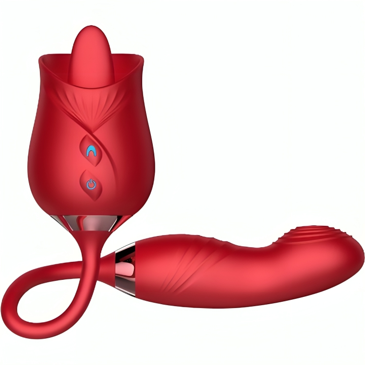 ARMONY - DELIGHT FLOWER VIBRADOR & BUMPING CON LENGUA ROJO