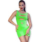 CHILIROSE - CR 4621 VESTIDO VERDE S/M