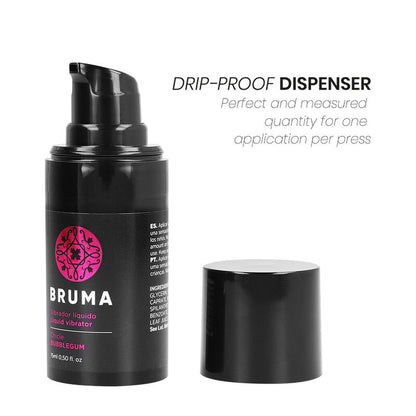 BRUMA - POTENTE GEL VIBRADOR LÍQUIDO CHICLE 15 ML